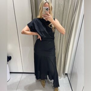 NEW Zara Runched Draped Dress Limited Edition